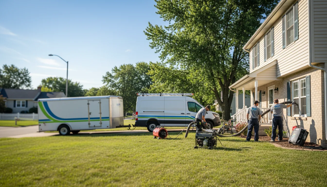 Flooded Basement Restoration And Cleanup With Repair in Grover Hill, OH near me
